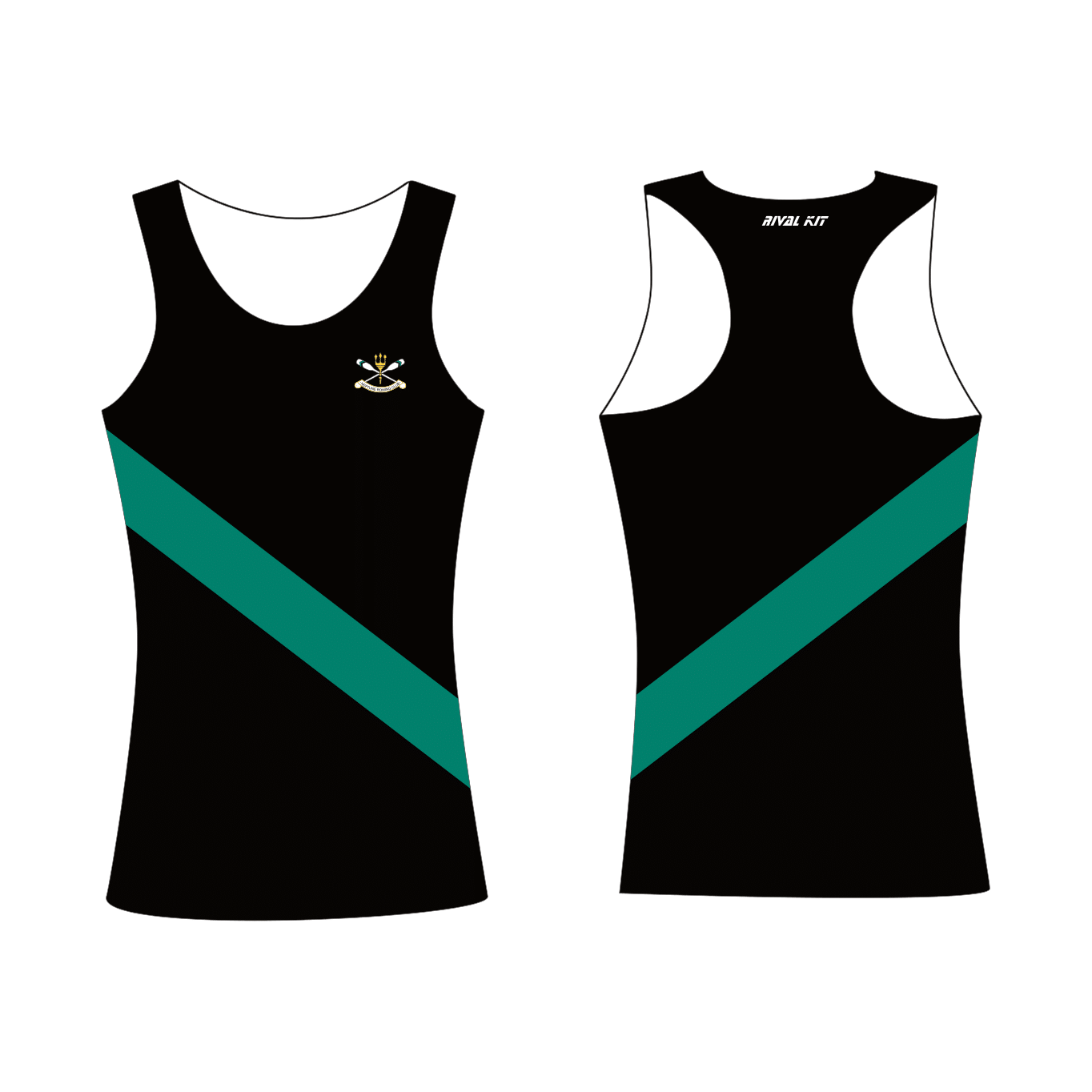 Neptune Rowing Club Gym Vest Black