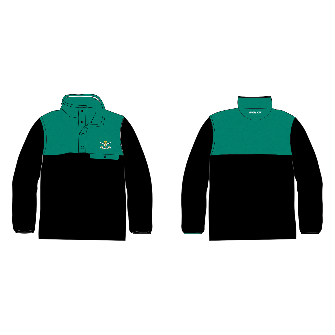 Neptune Rowing Club Black Rigging Fleece