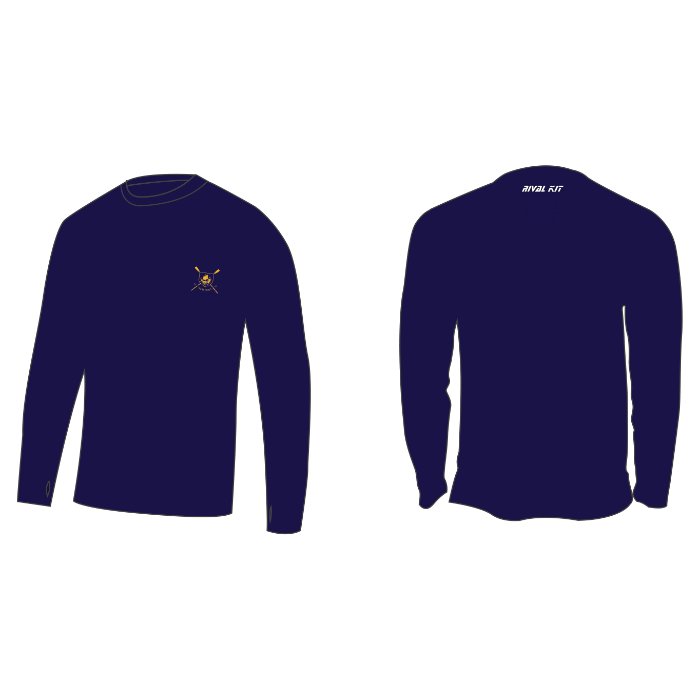Newport Rowing Club Long Sleeve Gym T-Shirt