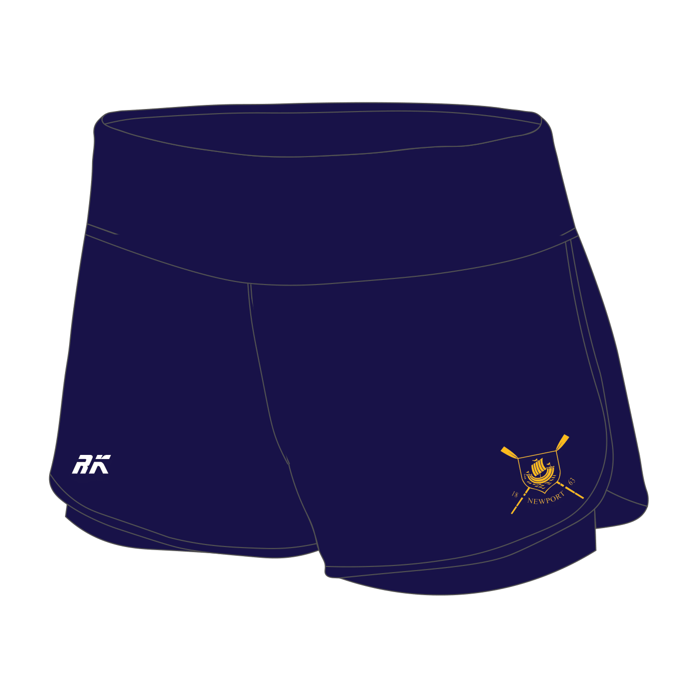 Newport Rowing Club Female Gym Shorts
