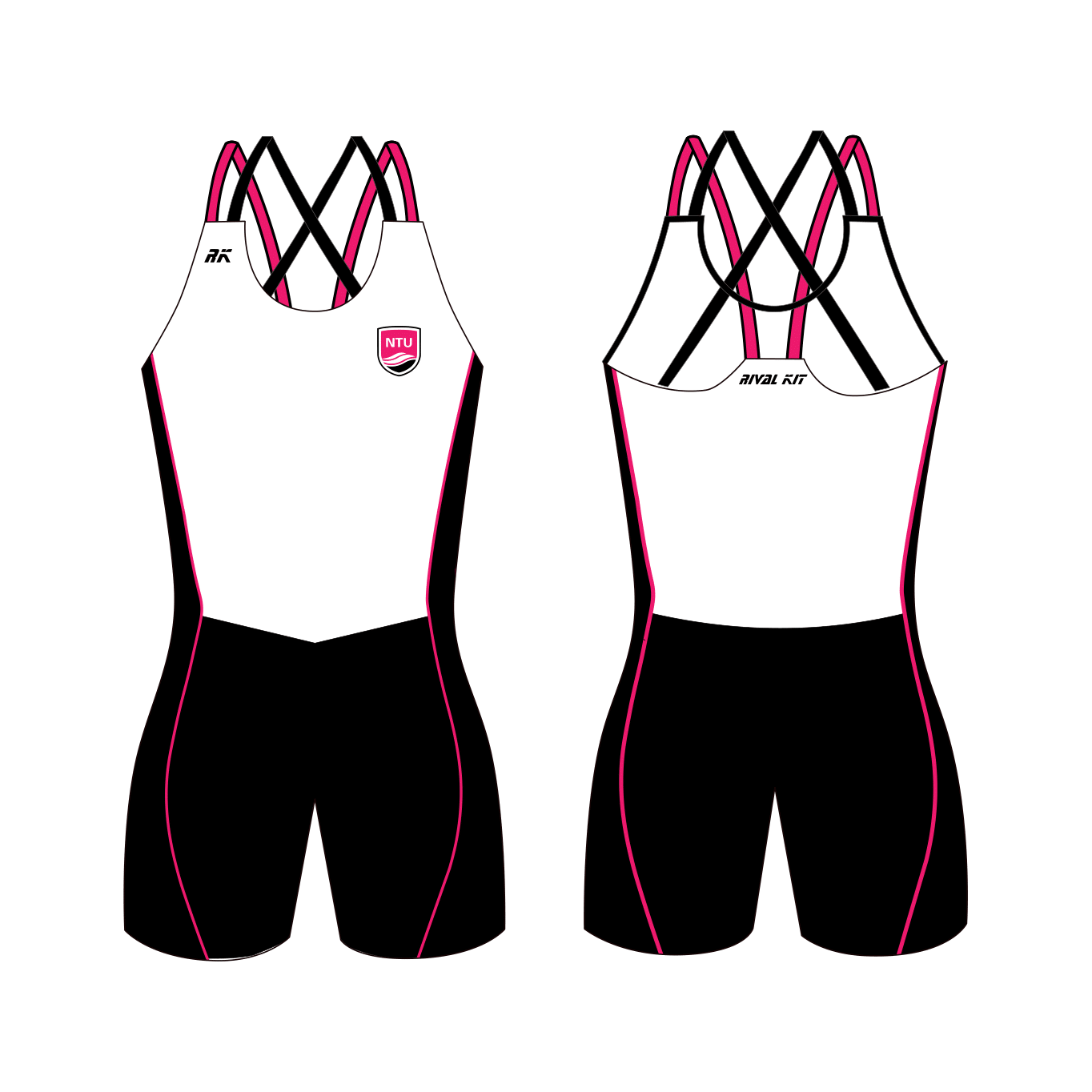 Nottingham Trent University Boat Club White Strappy AIO