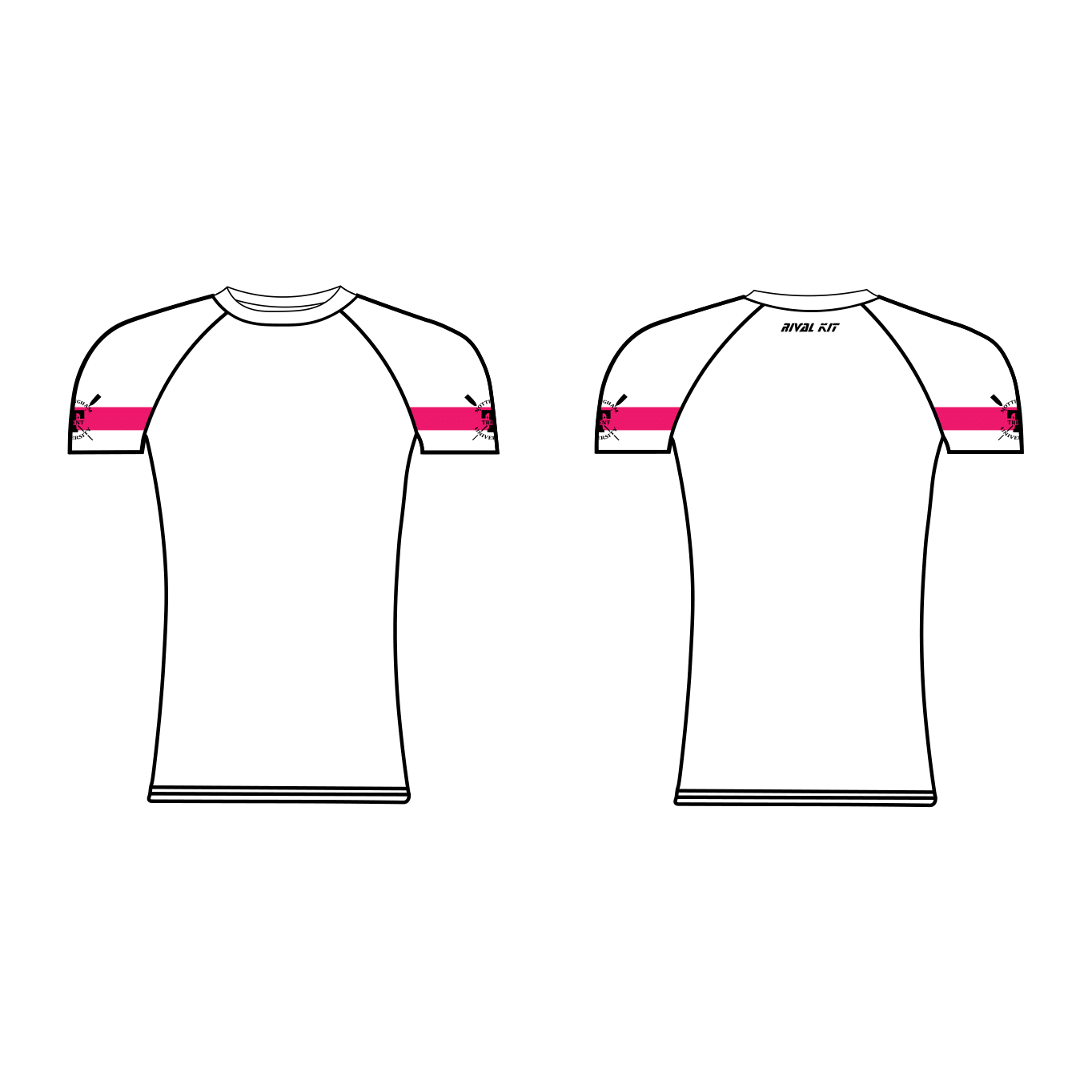 Nottingham Trent University Boat Club Striped Short Sleeve Base-Layer