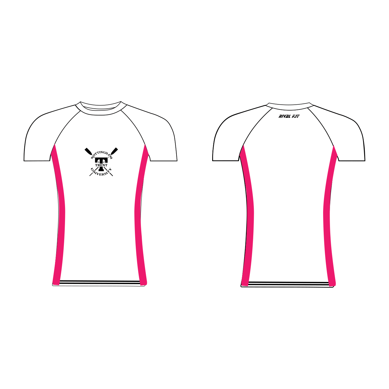 Nottingham Trent University Boat Club Logo Short Sleeve Base-Layer