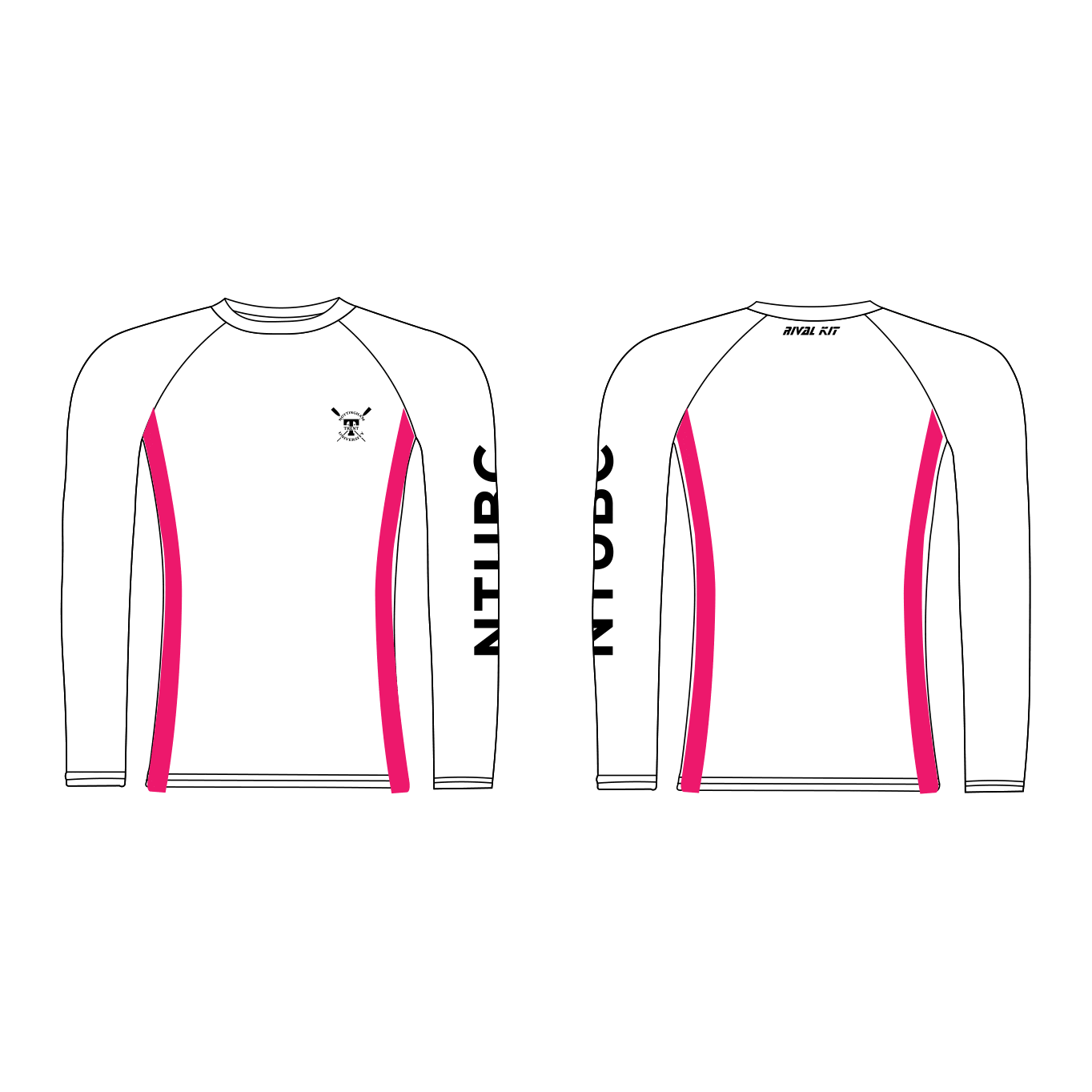 Nottingham Trent University Boat Club Pink Long Sleeve Baselayer