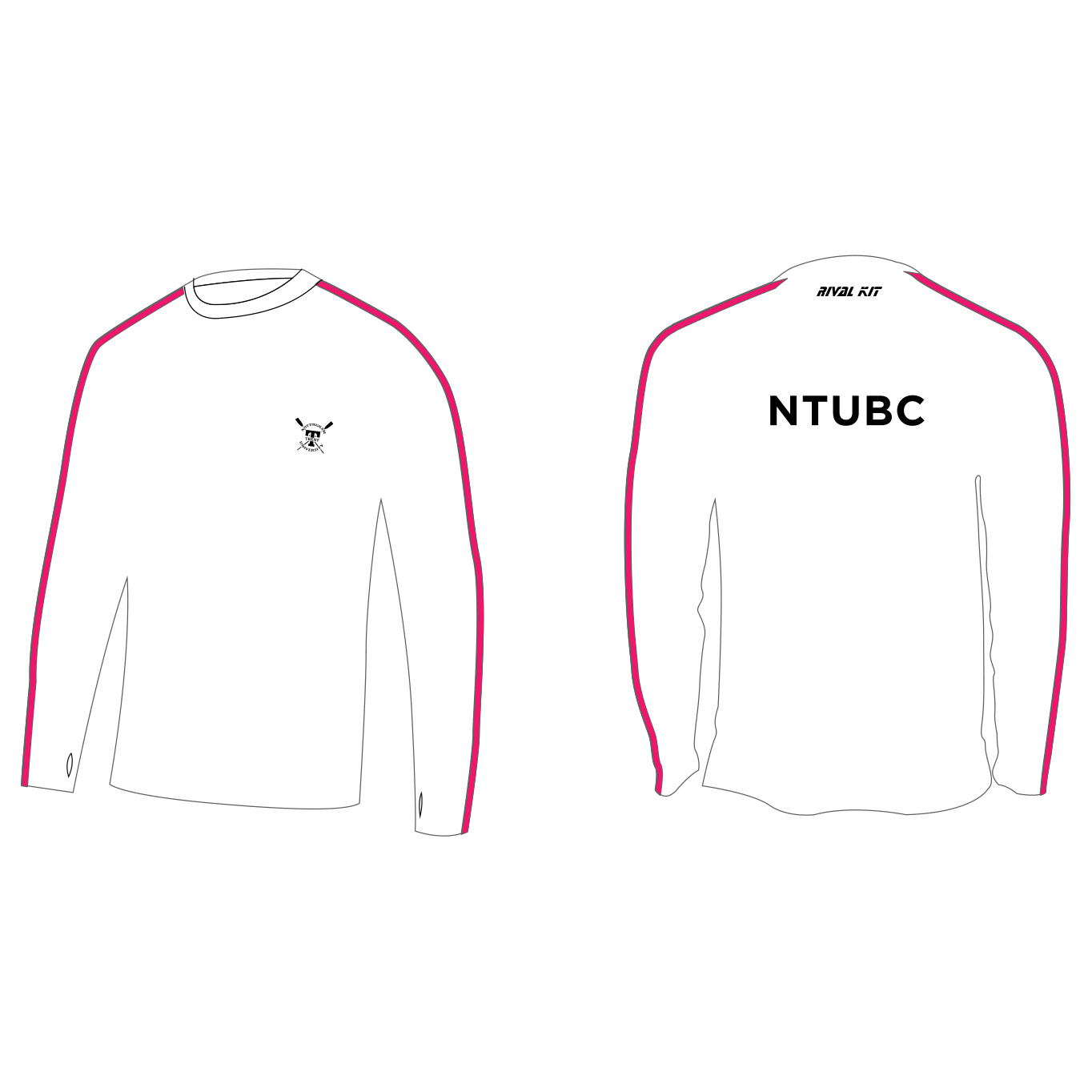Nottingham Trent University Boat Club Bespoke Long Sleeve Gym T-Shirt