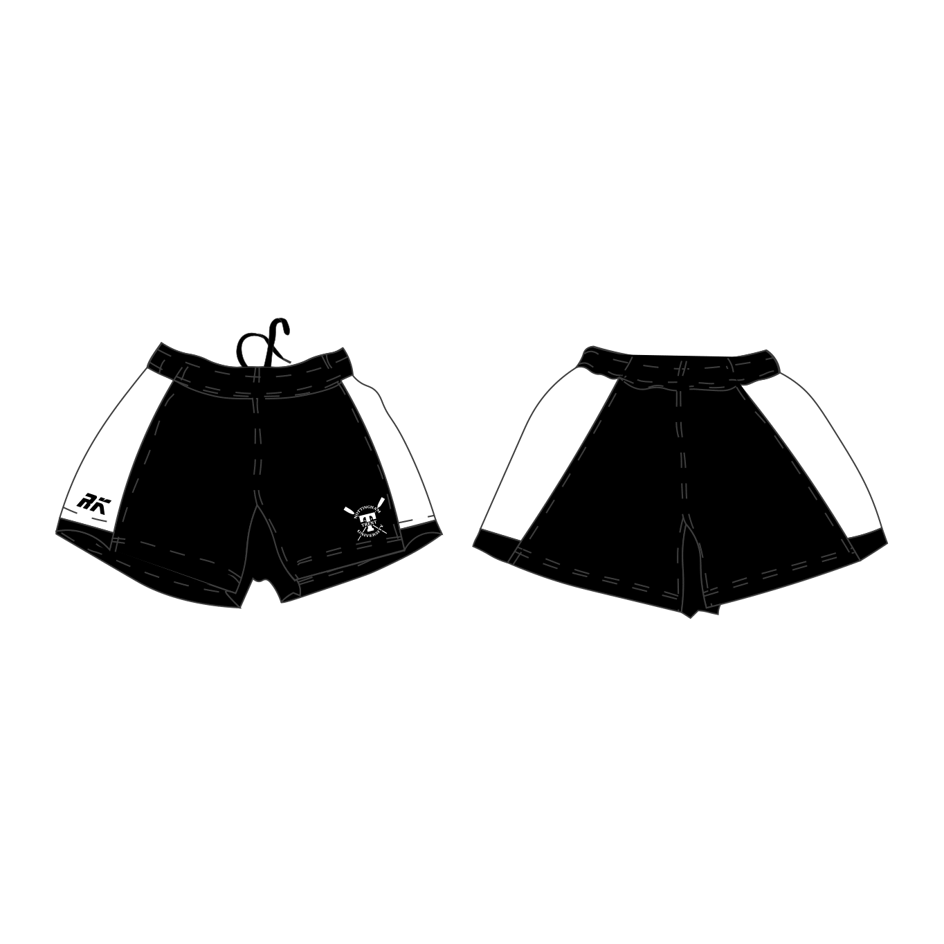 Nottingham Trent University Boat Club White Rugby Shorts