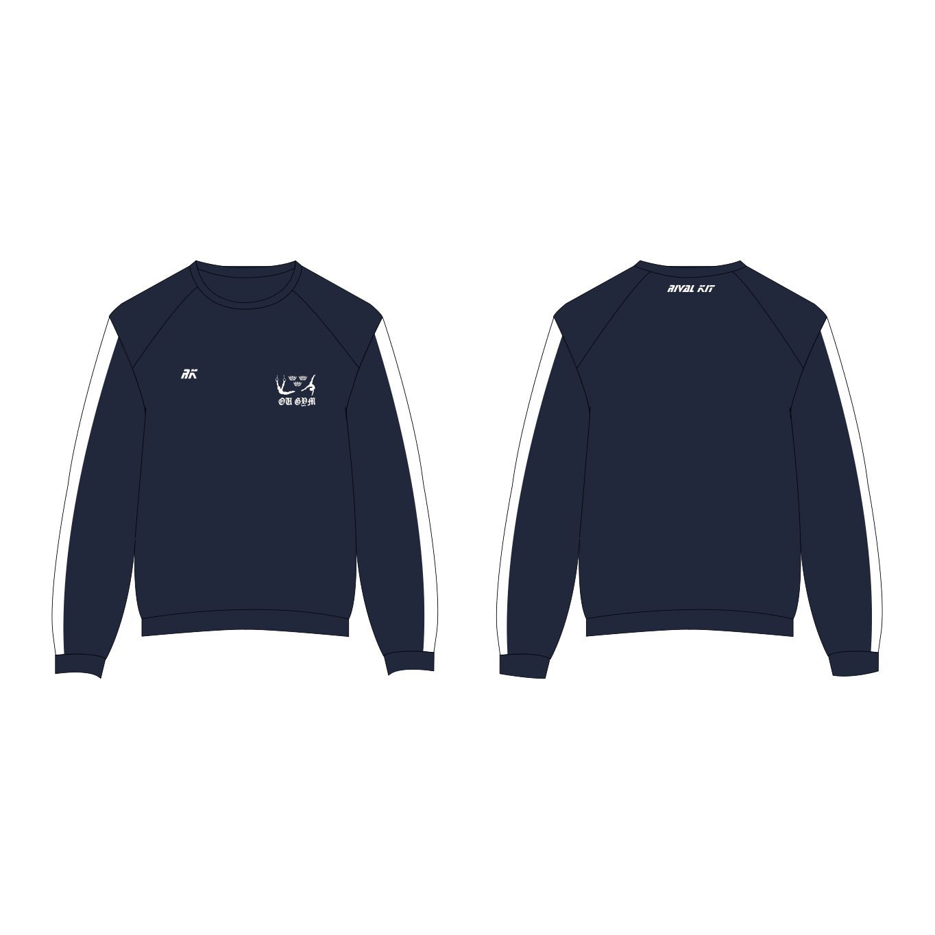 OU Gym Stripe Sweatshirt