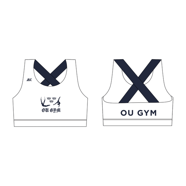 OU Gym Cross Back Sports Bra