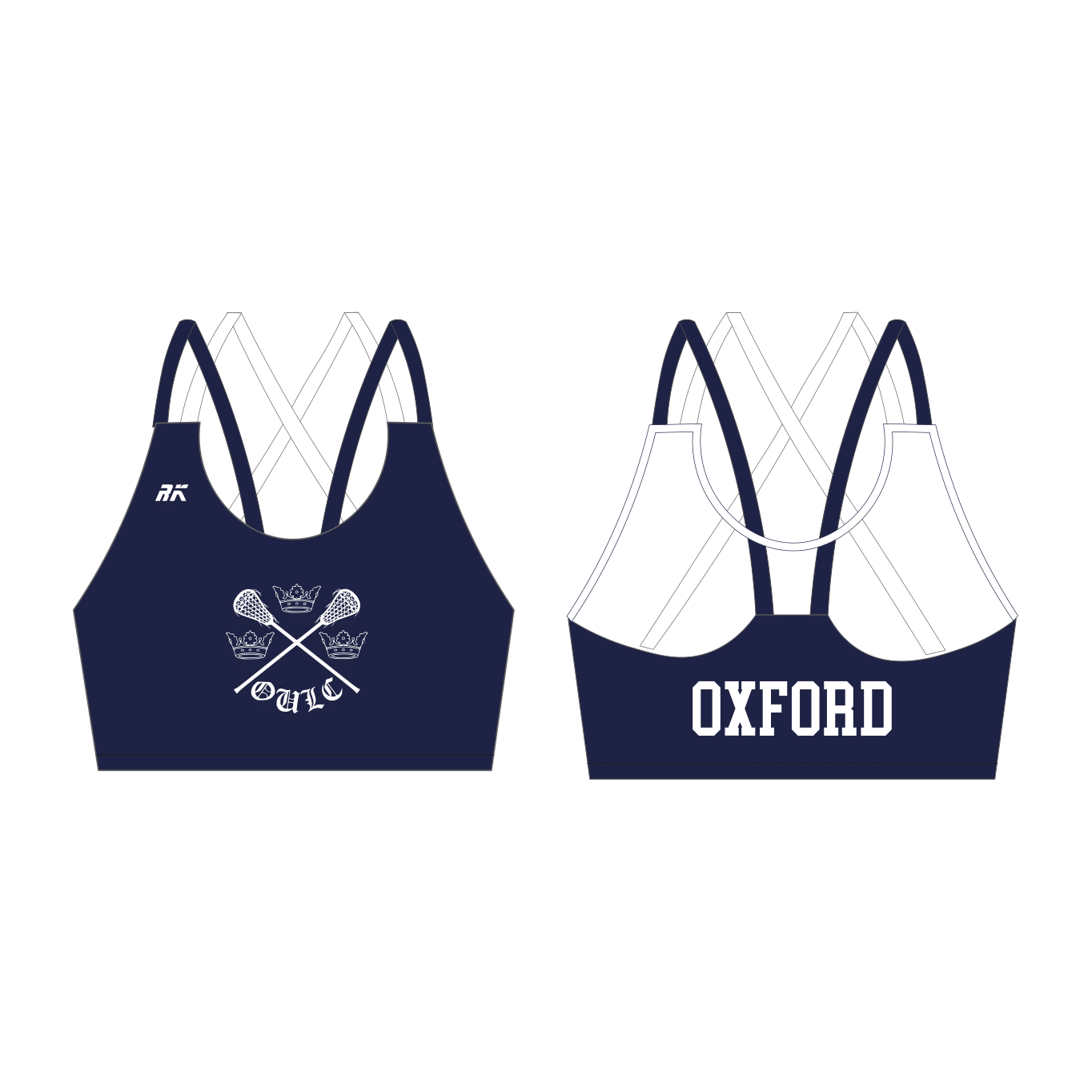 OULC Varsity 2025 Strappy Sports Bra