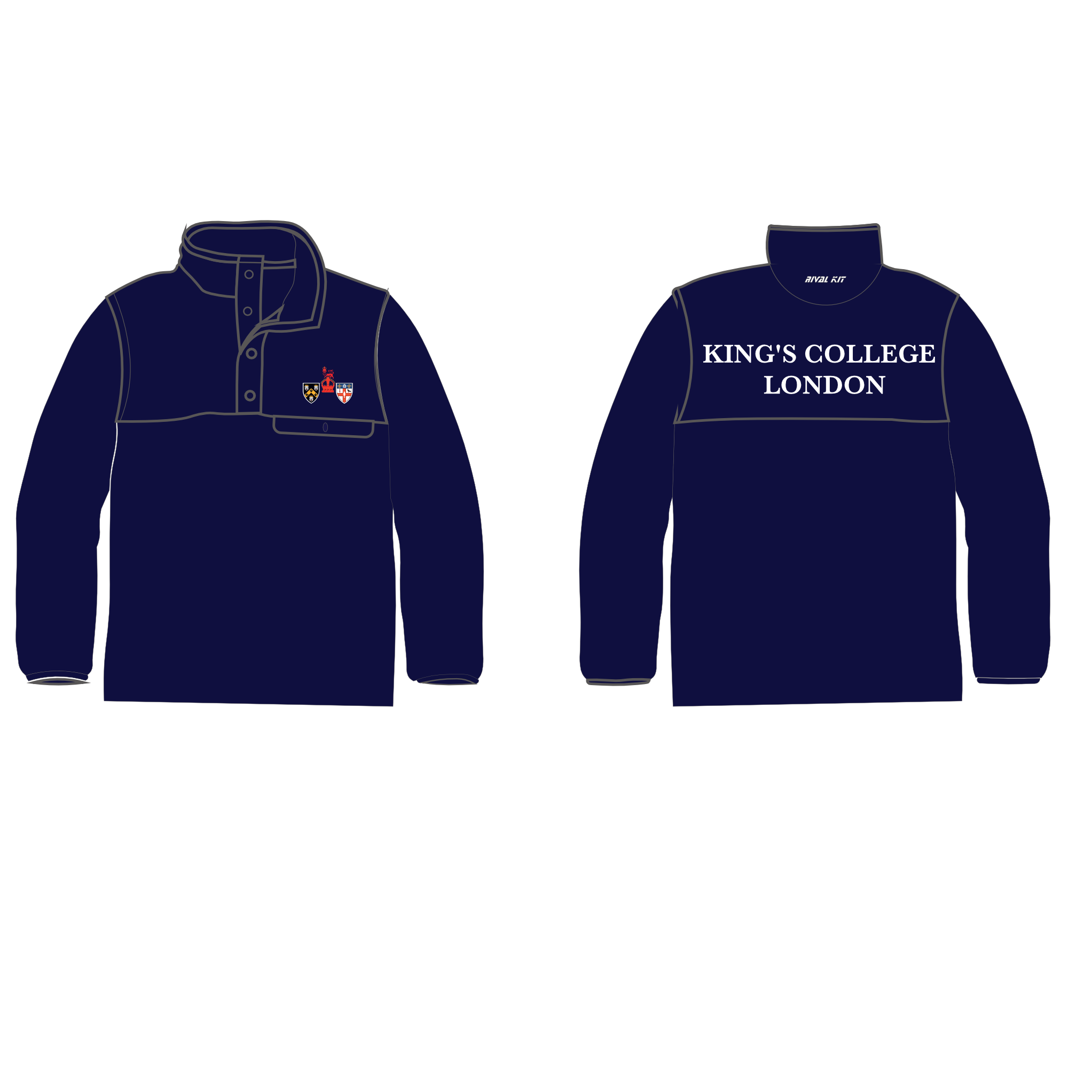 King's College London Boat Club Pocket Fleece