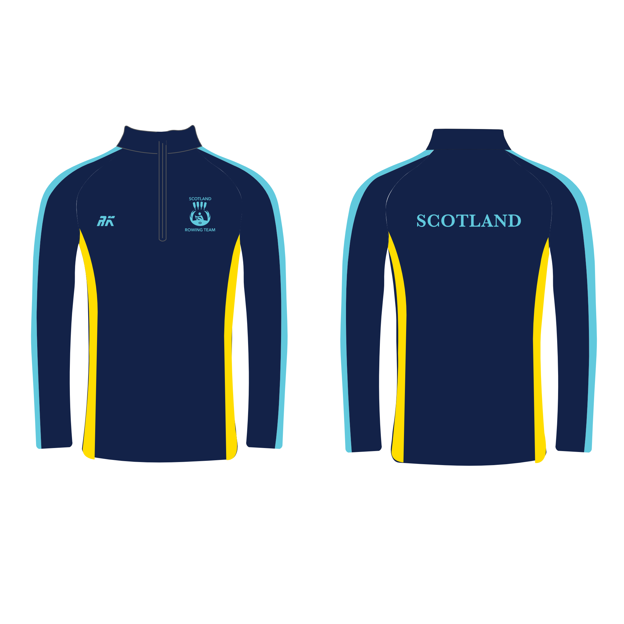 Team Scotland HIR COSTAL 2025 Performance Q-zip