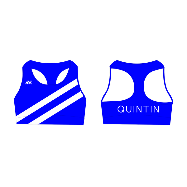 Quintin Boat Club Racerback Sports Bra