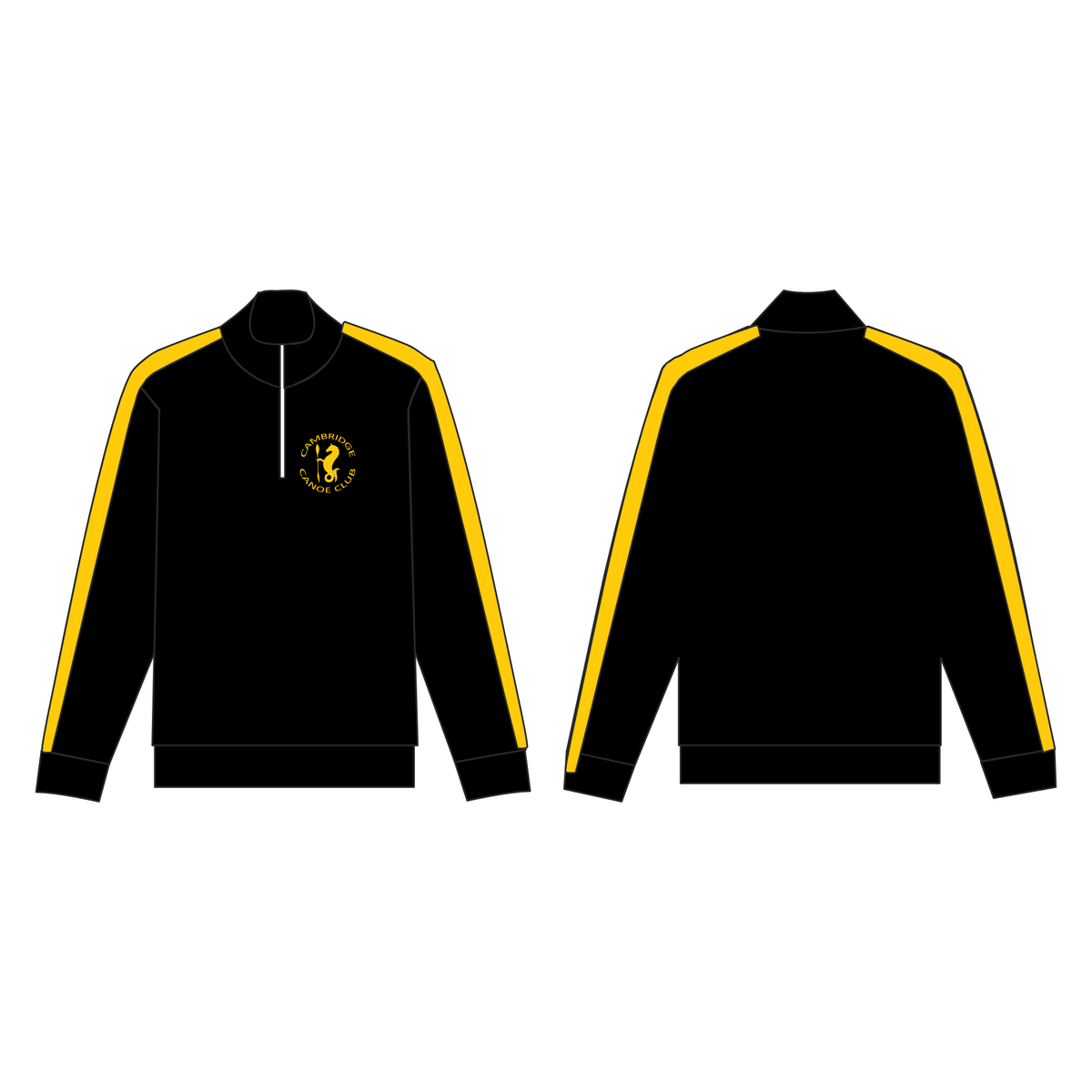 Cambridge Canoe Club Cotton Q-zip 1