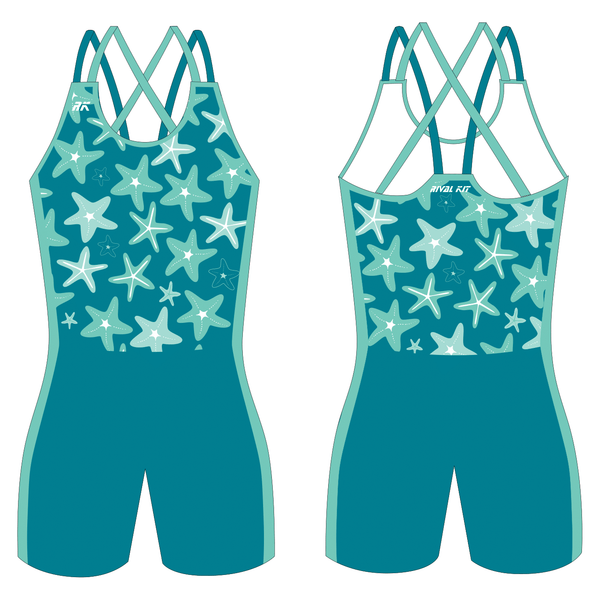 Teal Starfish Strappy AIO