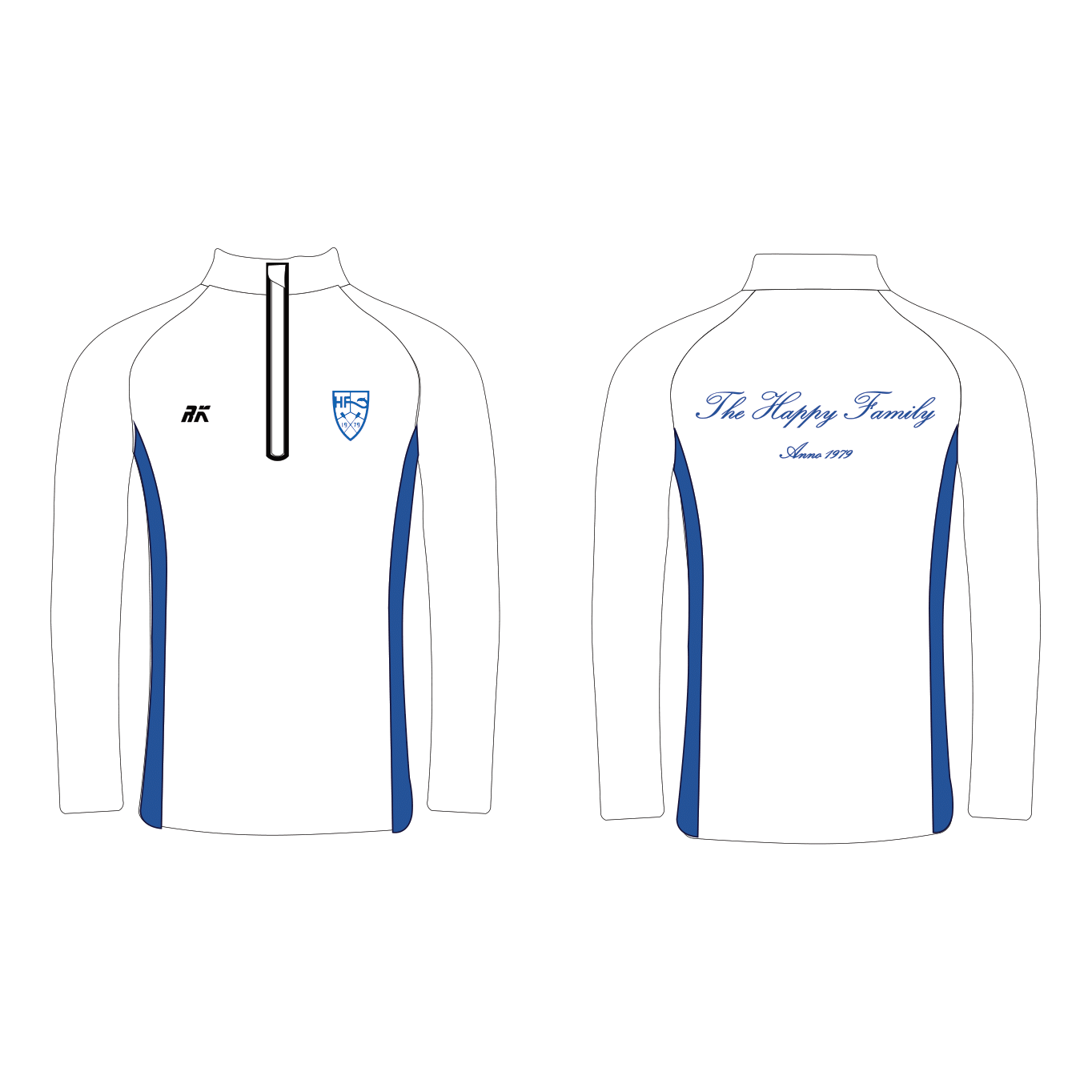 Roeihuis The Happy Family Performance Q-Zip White