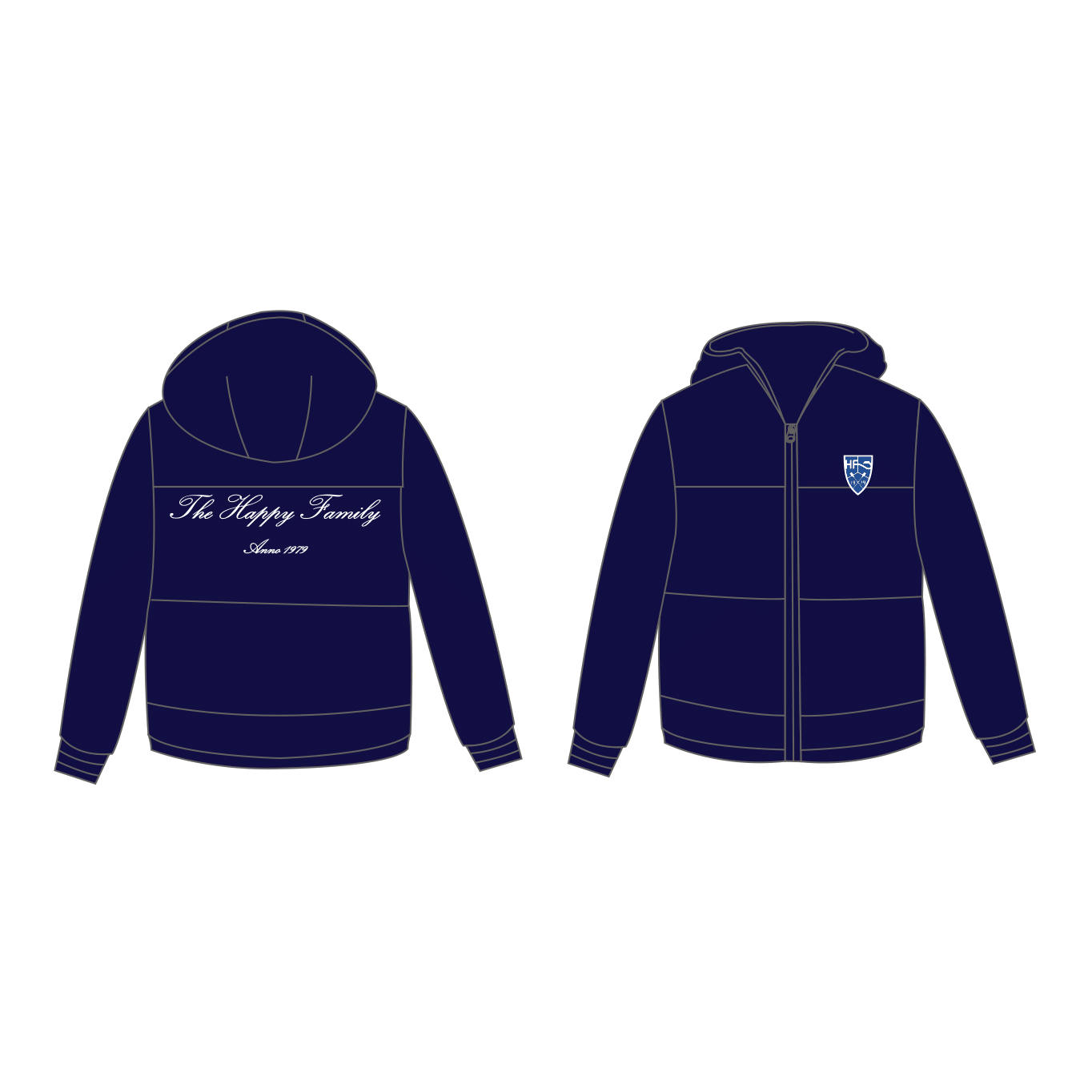 Roeihuis The Happy Family Puffa Jacket