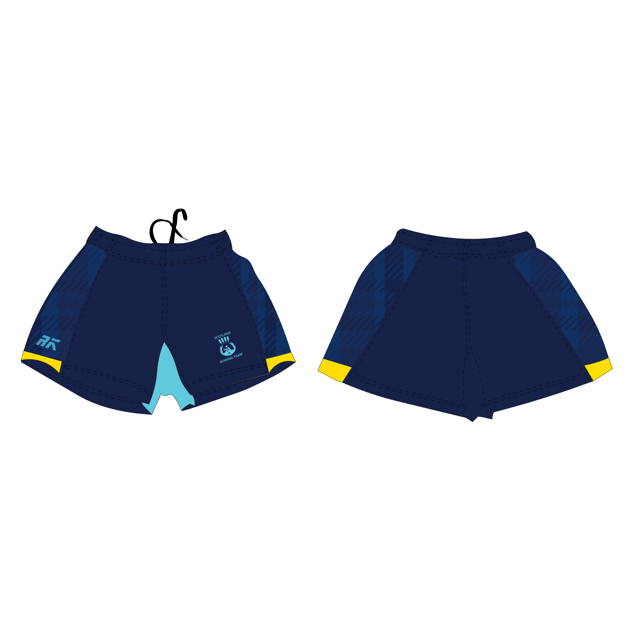 Team Scotland HIR COASTAL 2025 Rugby Shorts