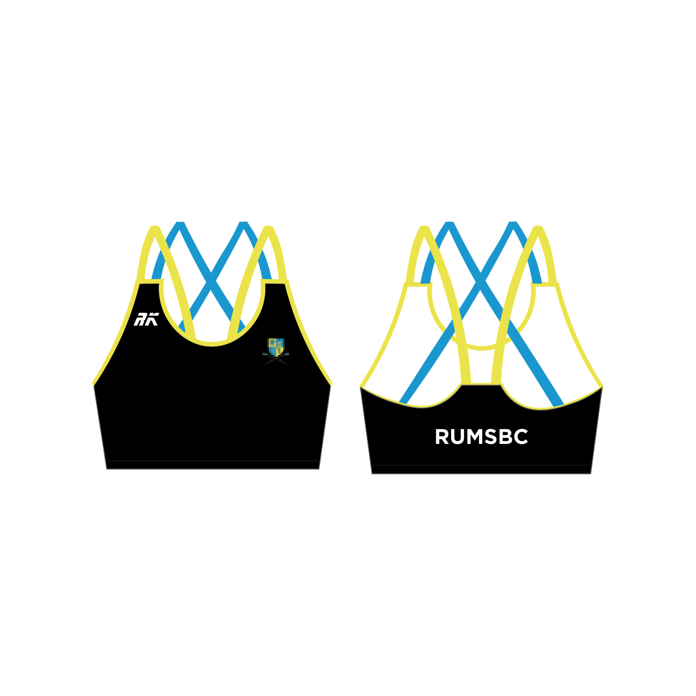 RUMSBC Strappy Sports Bra