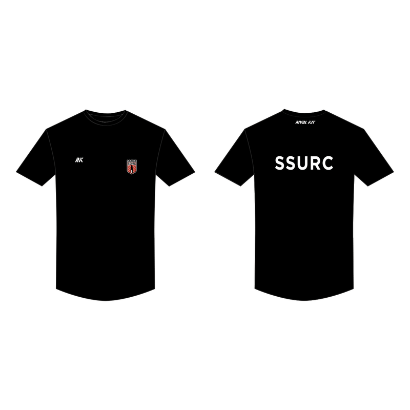 Solent University Rowing Club Black Bespoke Gym T-Shirt