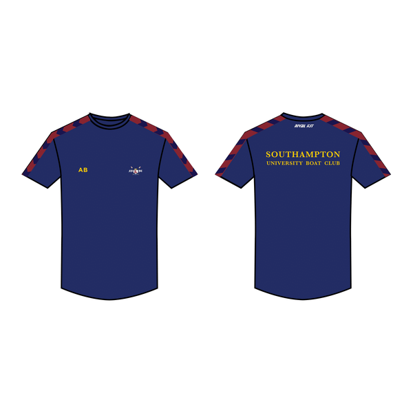 Southampton University Boat Club Navy Bespoke Gym T-Shirt