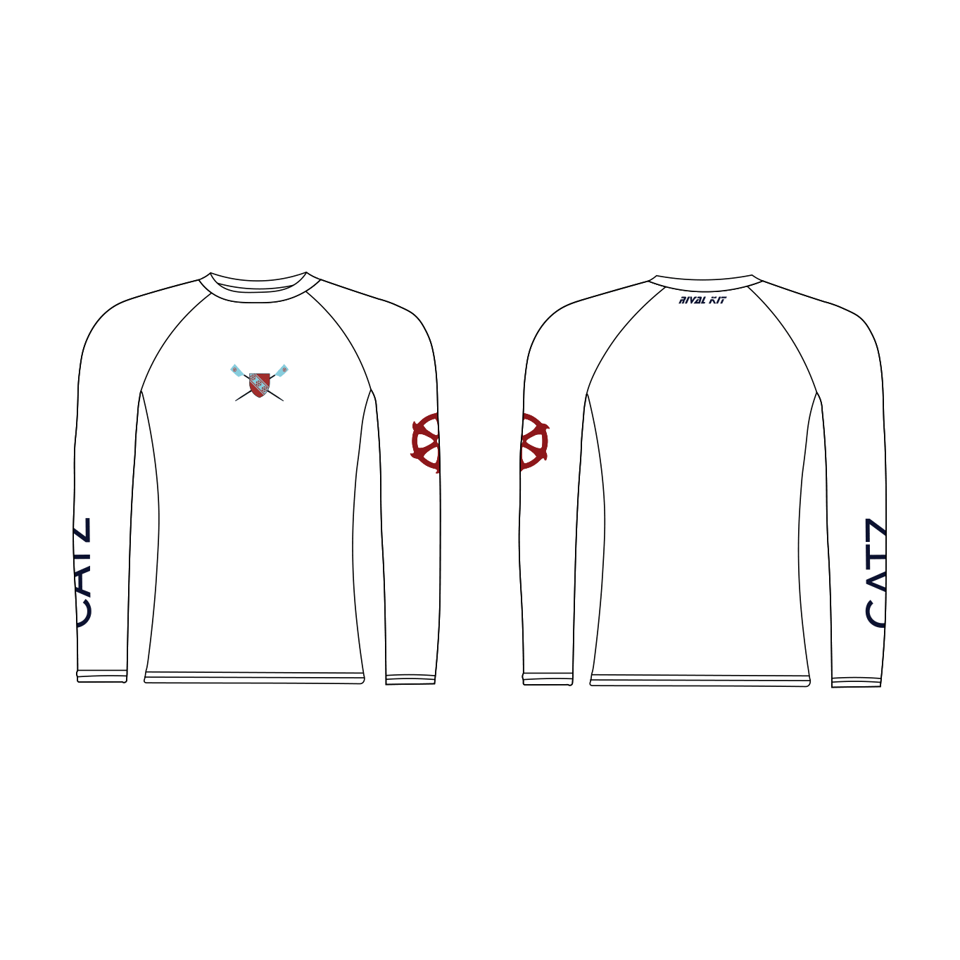 St Catherine's College BC Long Sleeve Base-Layer - 2