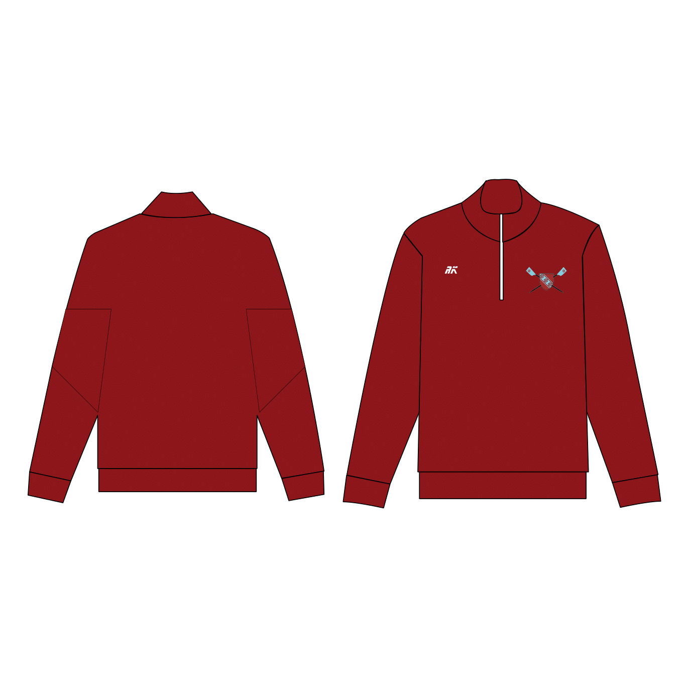 St Catherine's College BC Q-zip - 2