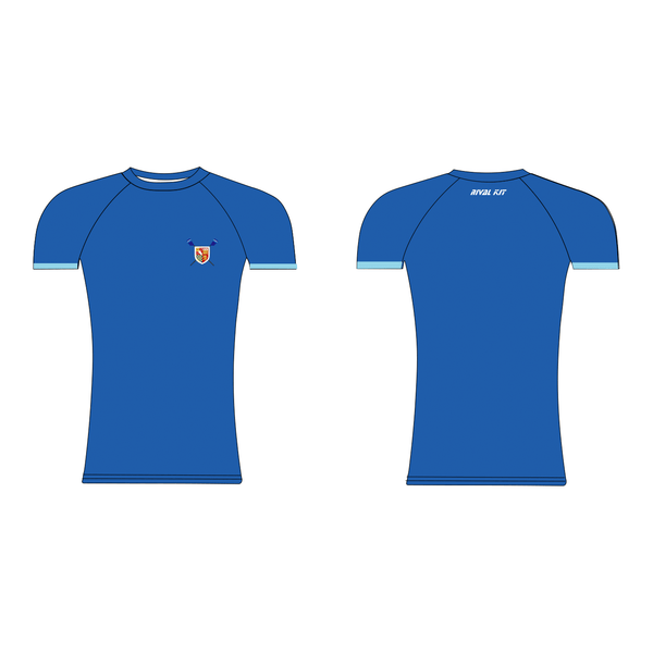 St Edmund's College Boat Club Blue Short Sleeve Baselayer