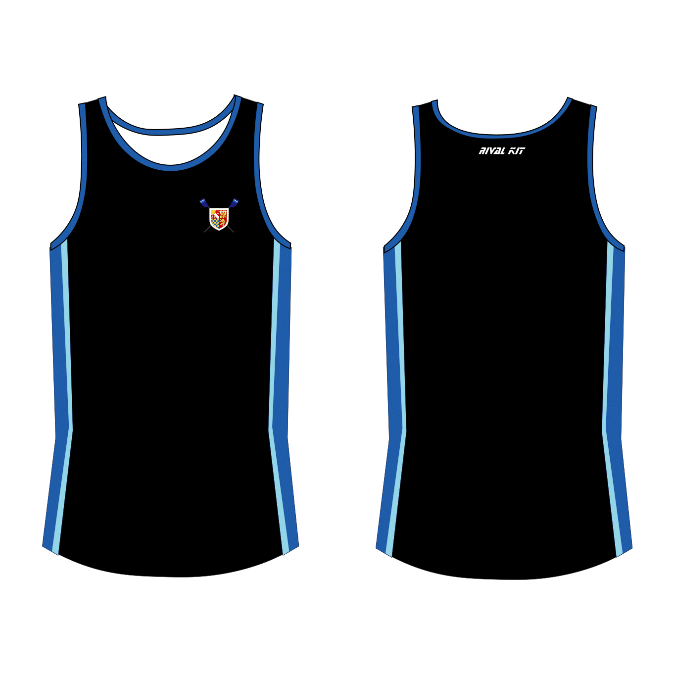 St Edmund's College Boat Club Black Vest
