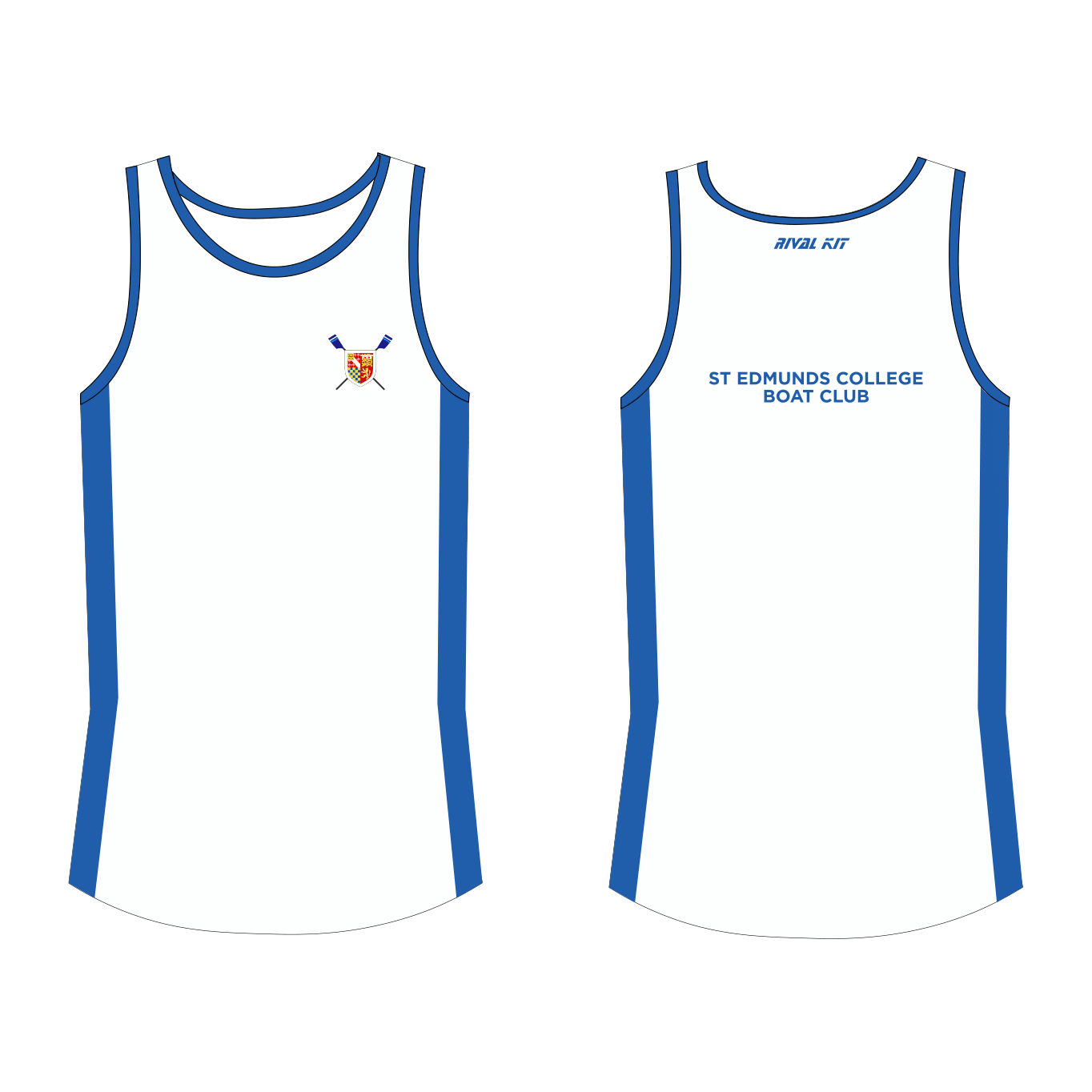 St Edmund's College Boat Club White Vest
