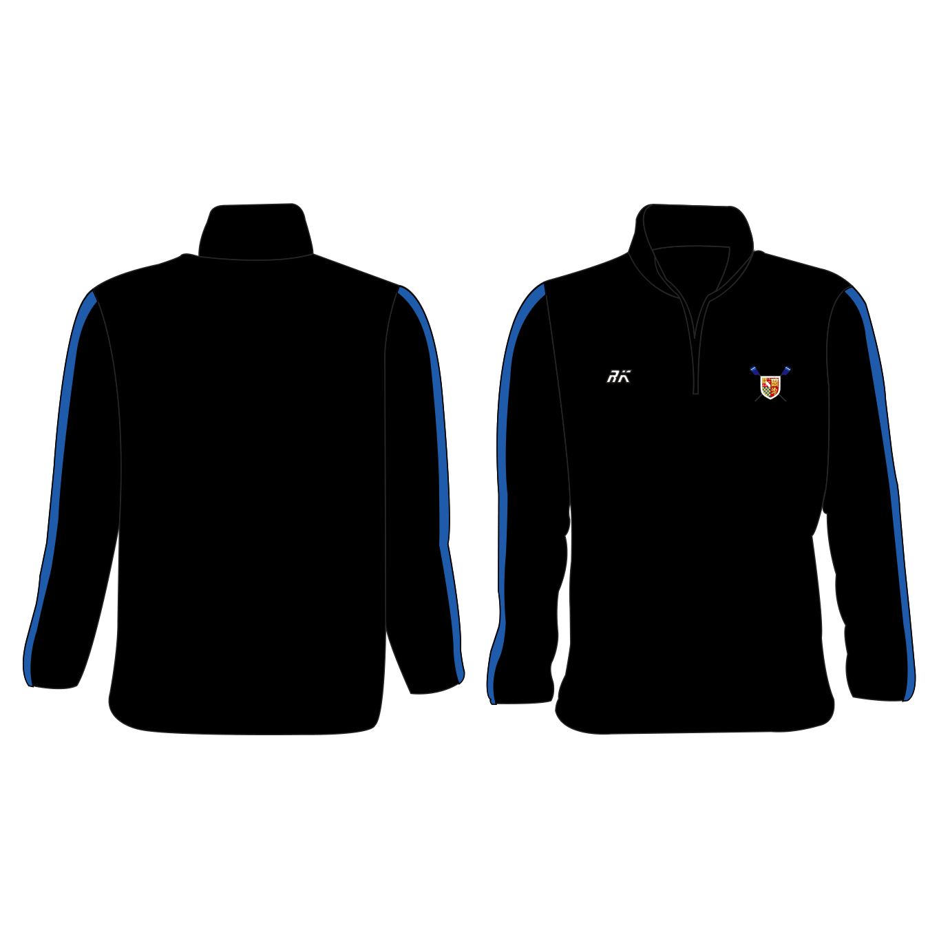 St Edmund's College Boat Club Zipped Club Fleece