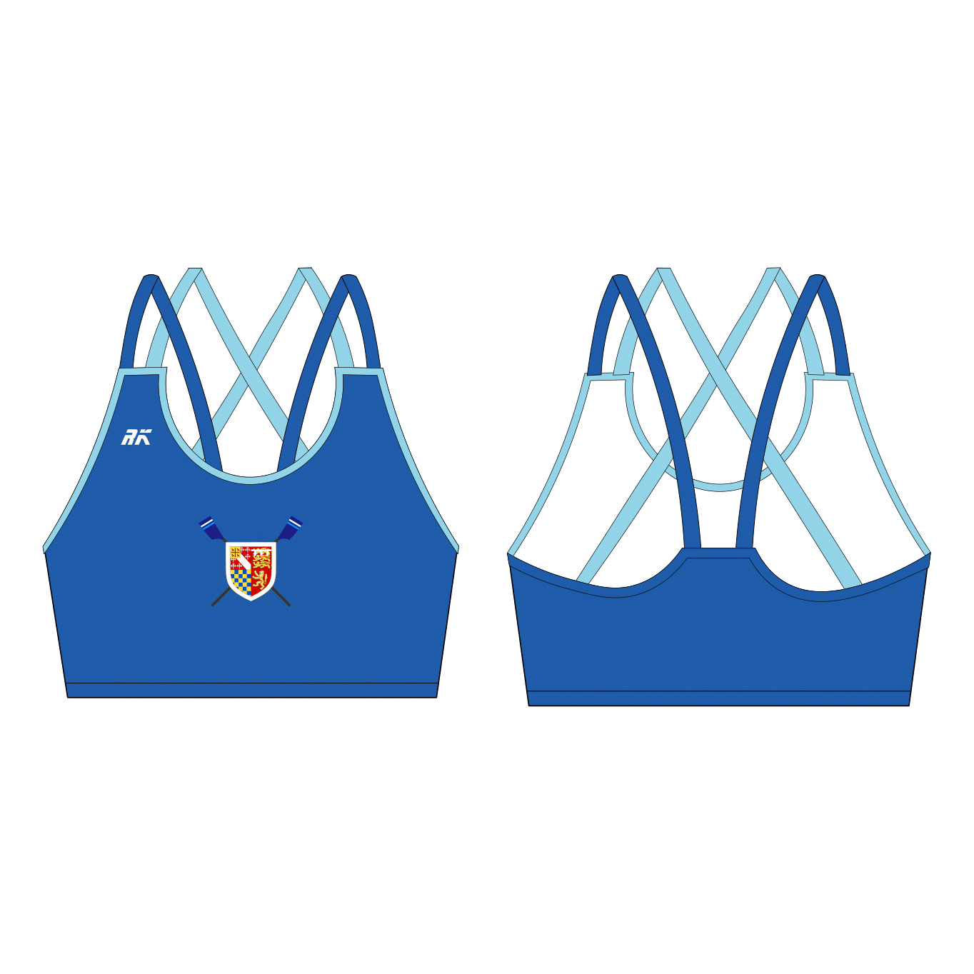 St Edmund's College Boat Club Strappy Sports Bra