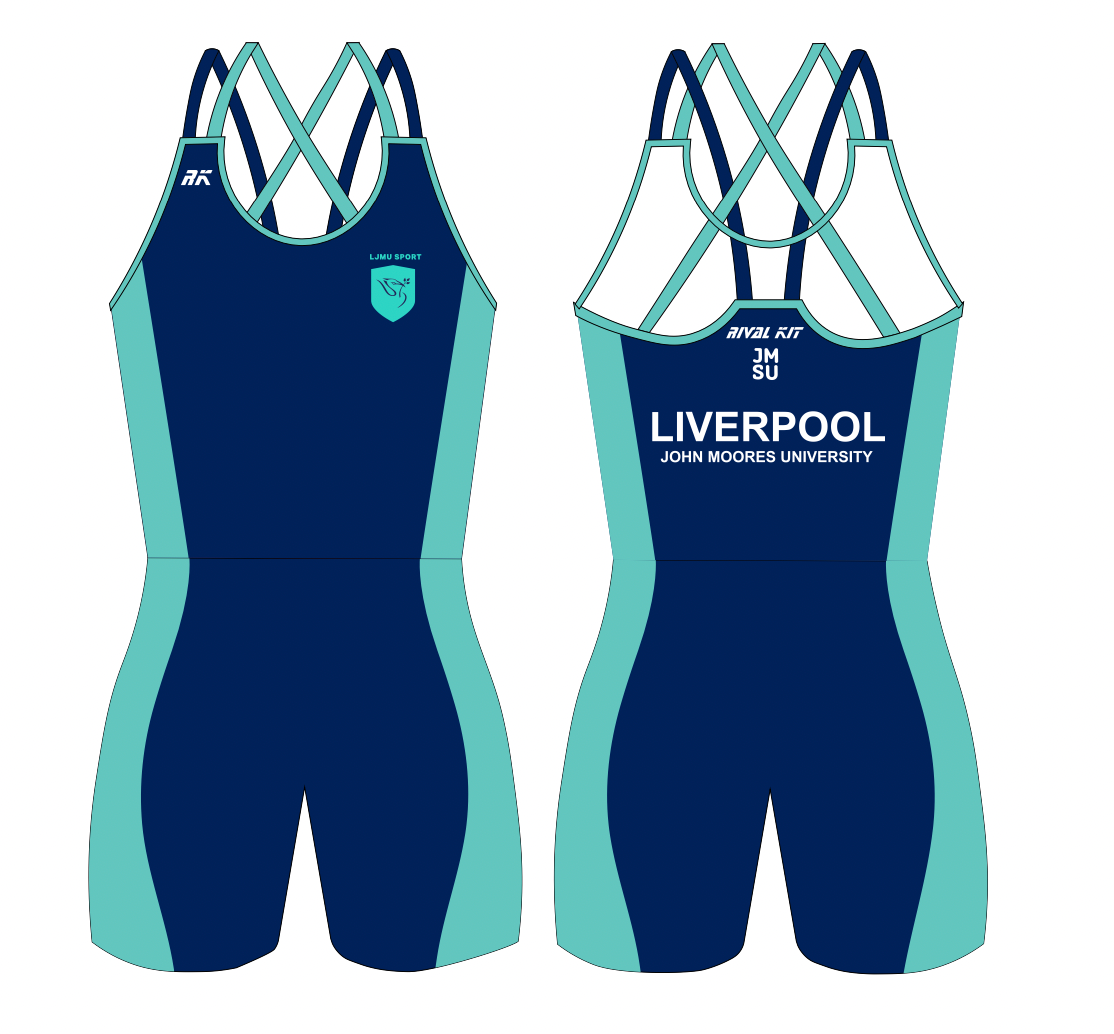 LJMU Rowing Club Strappy AIO - Navy