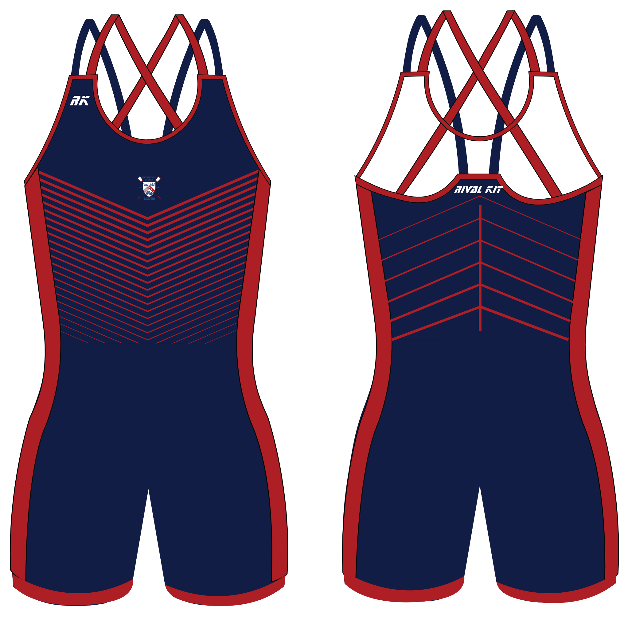 Sussex University Boat Club Strappy RACING AIOX