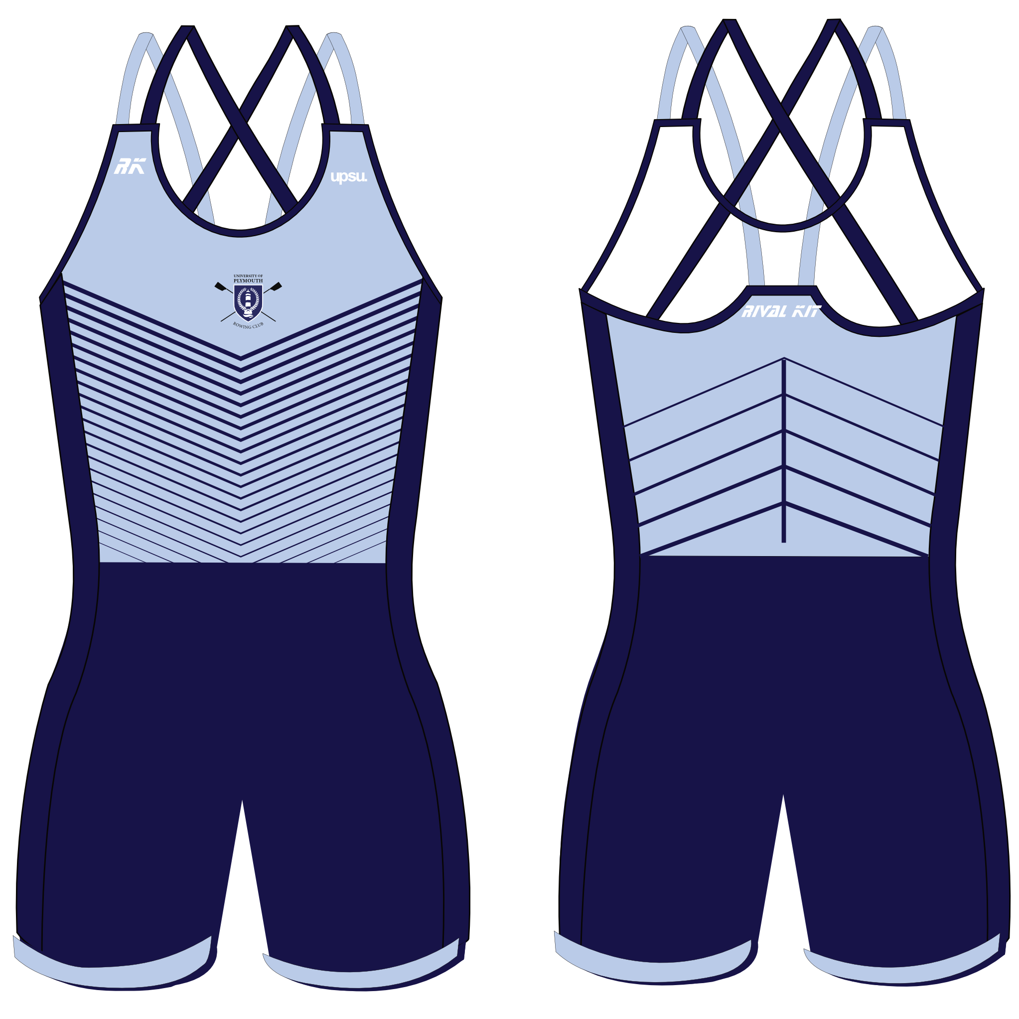 Plymouth University Boat Club Strappy RACING AIOX