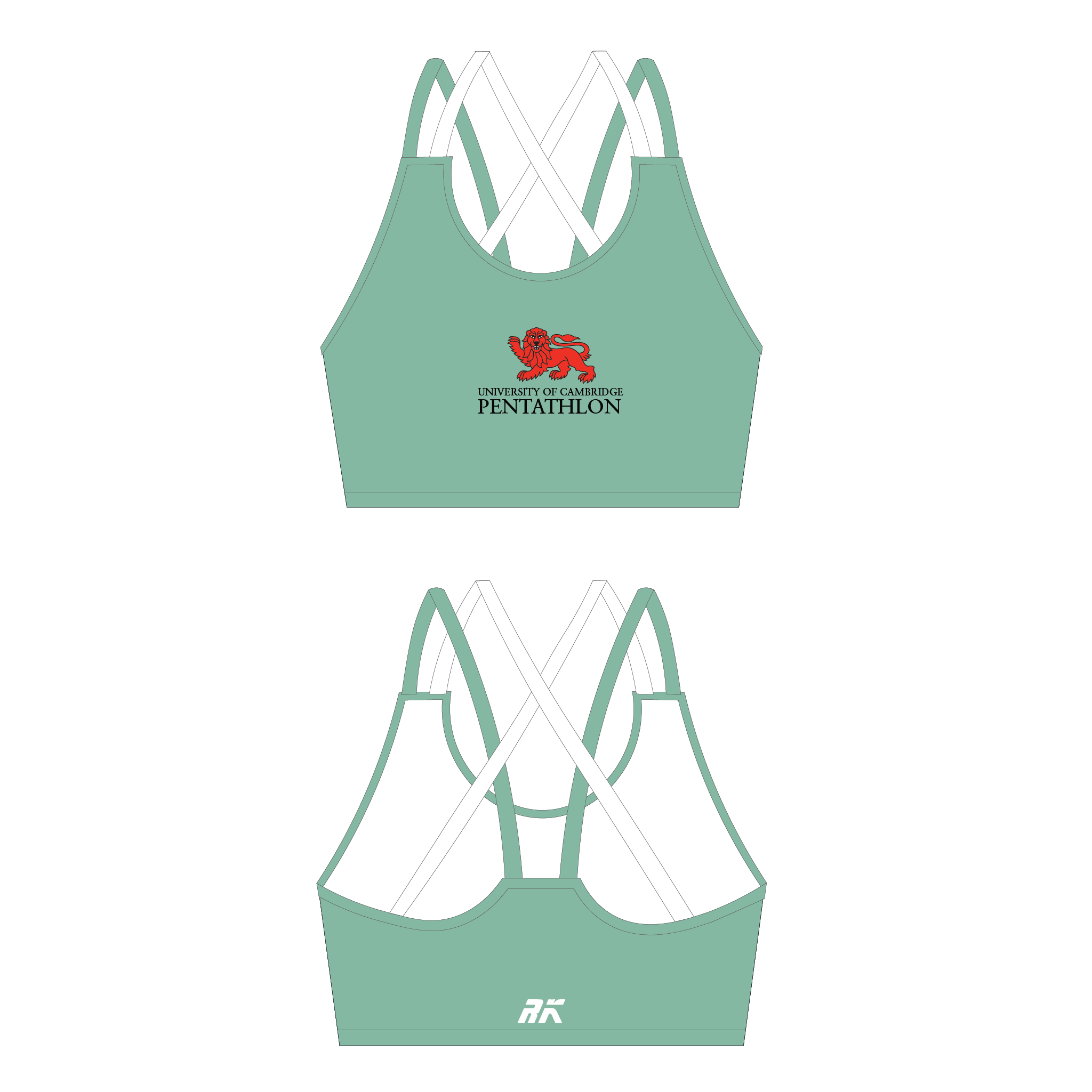 University of Cambridge Modern Pentathlon Club Strappy Sports Bra