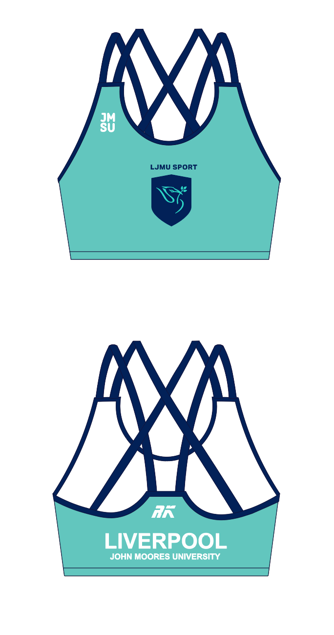 LJMU Rowing Club Strappy Sports Bra