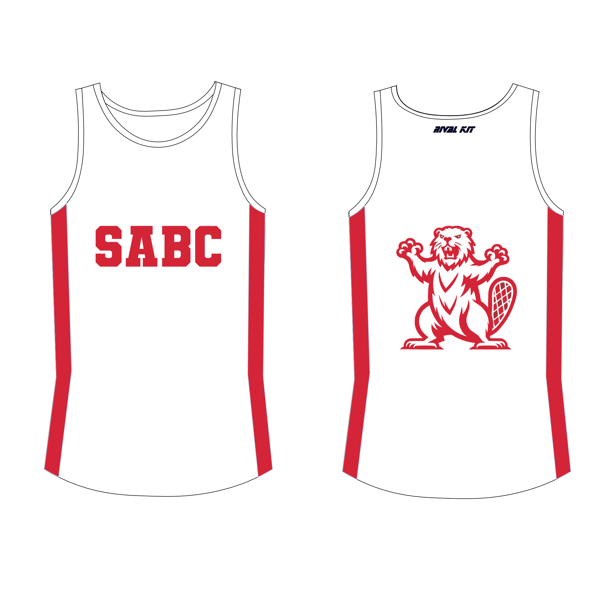 St Anne's College BC Gym Vest Beaver design