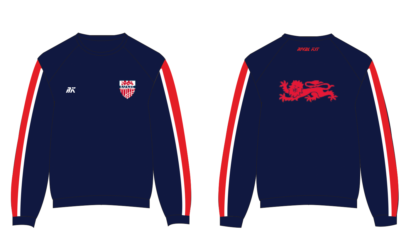 Newcastle University Athletics and Cross Country Club Striped Sleeve Sweatshirt