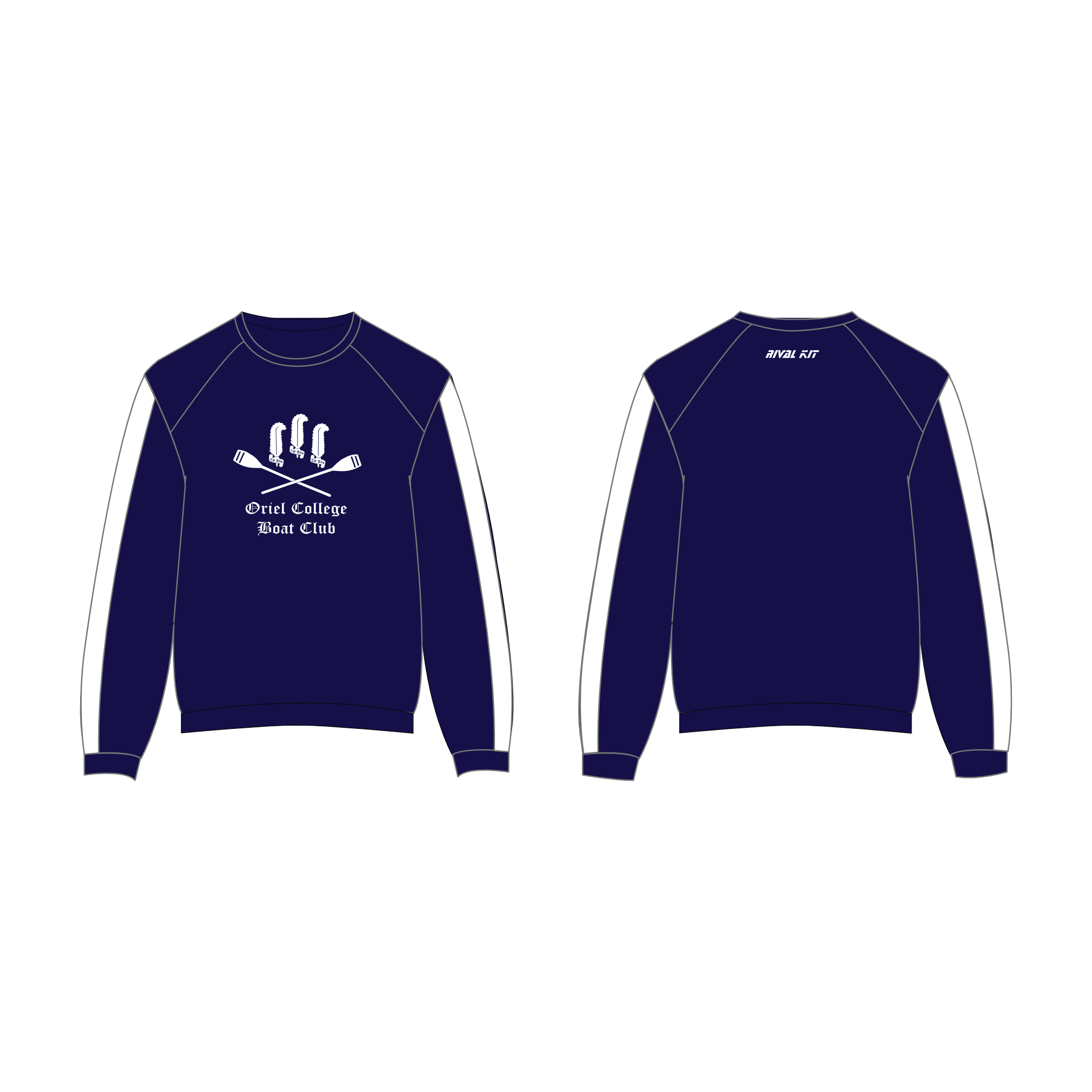 Oriel College Boat Club Oxford Casual Sweatshirt