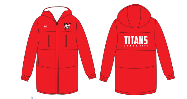 TITANS CANOE Stadium Jacket RED