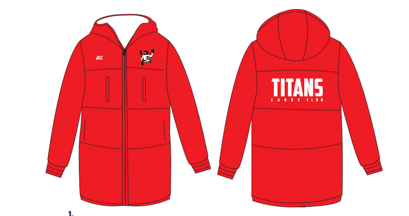 TITANS CANOE Stadium Jacket RED