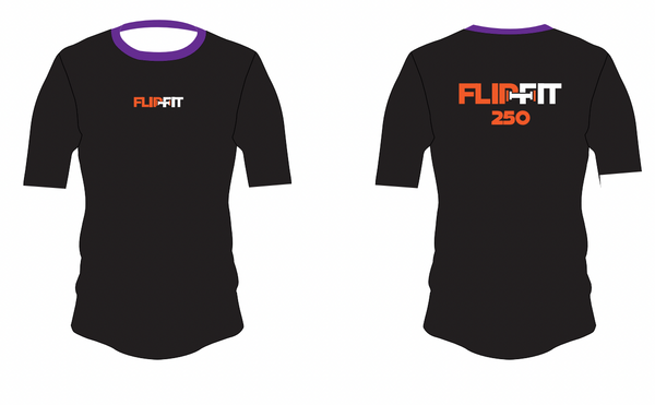 Purple 250 Flipfit 201 Short Sleeve Gym T-Shirt