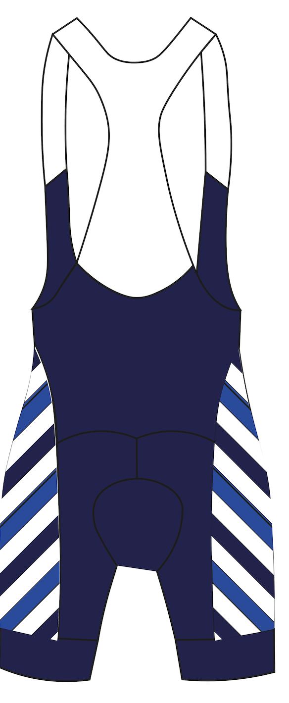 Canford School Boat Club Pattern Cycling Bib Shorts