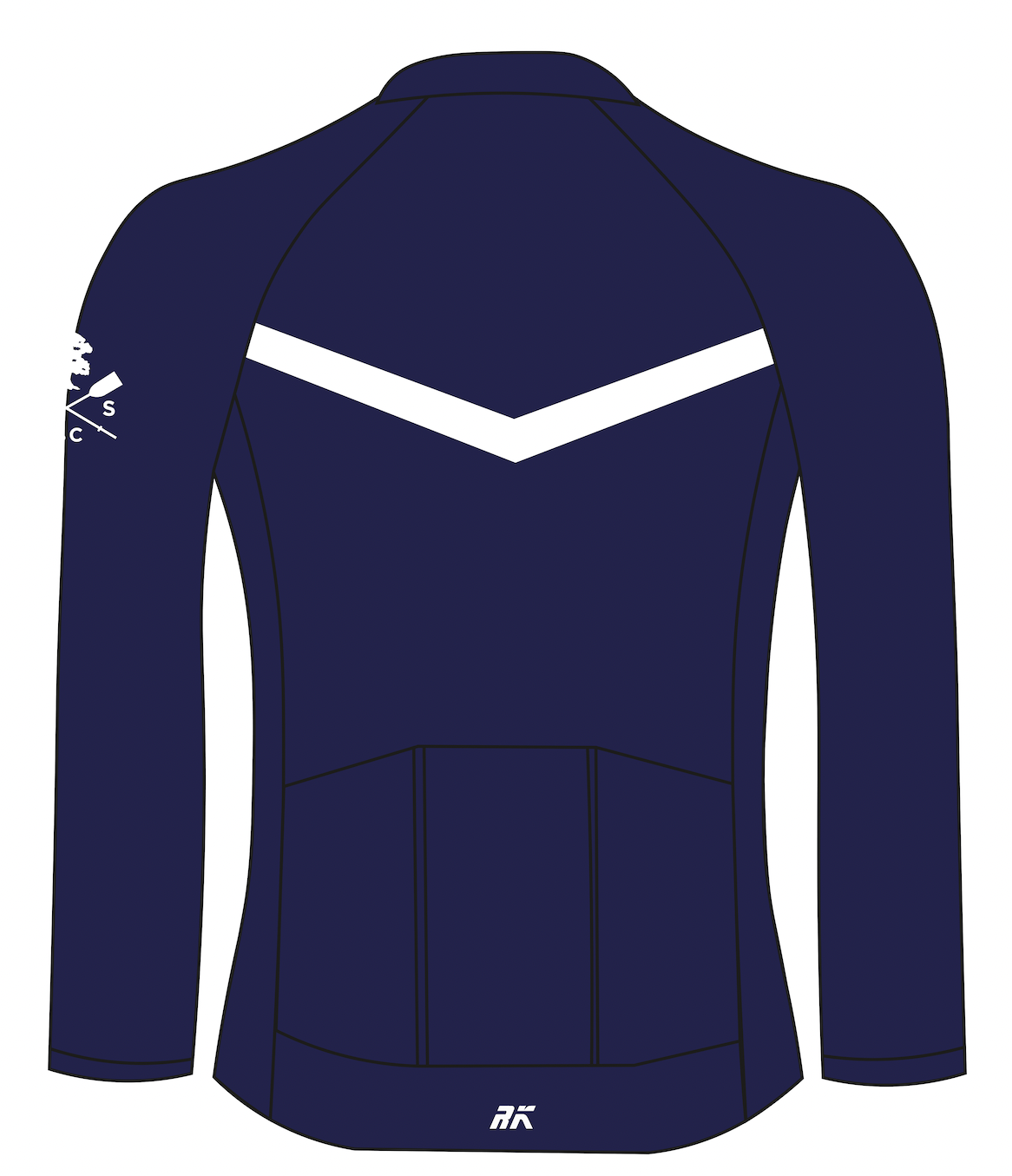 Canford School Boat Club Long Sleeve Cycling Jersey