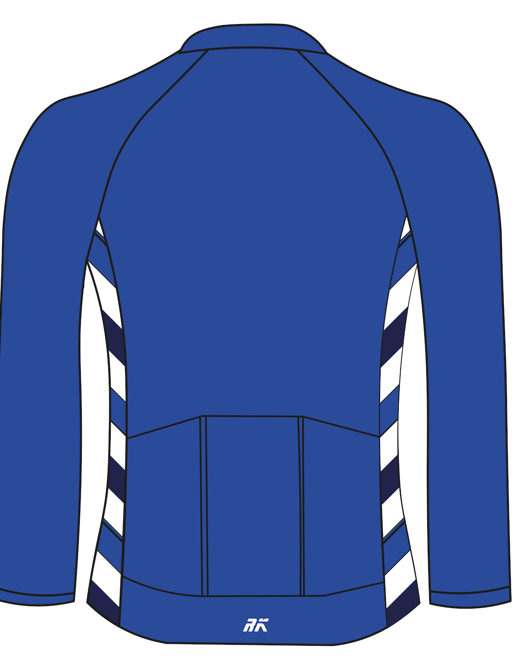 Canford School Boat Club Blue Long Sleeve Cycling Jersey
