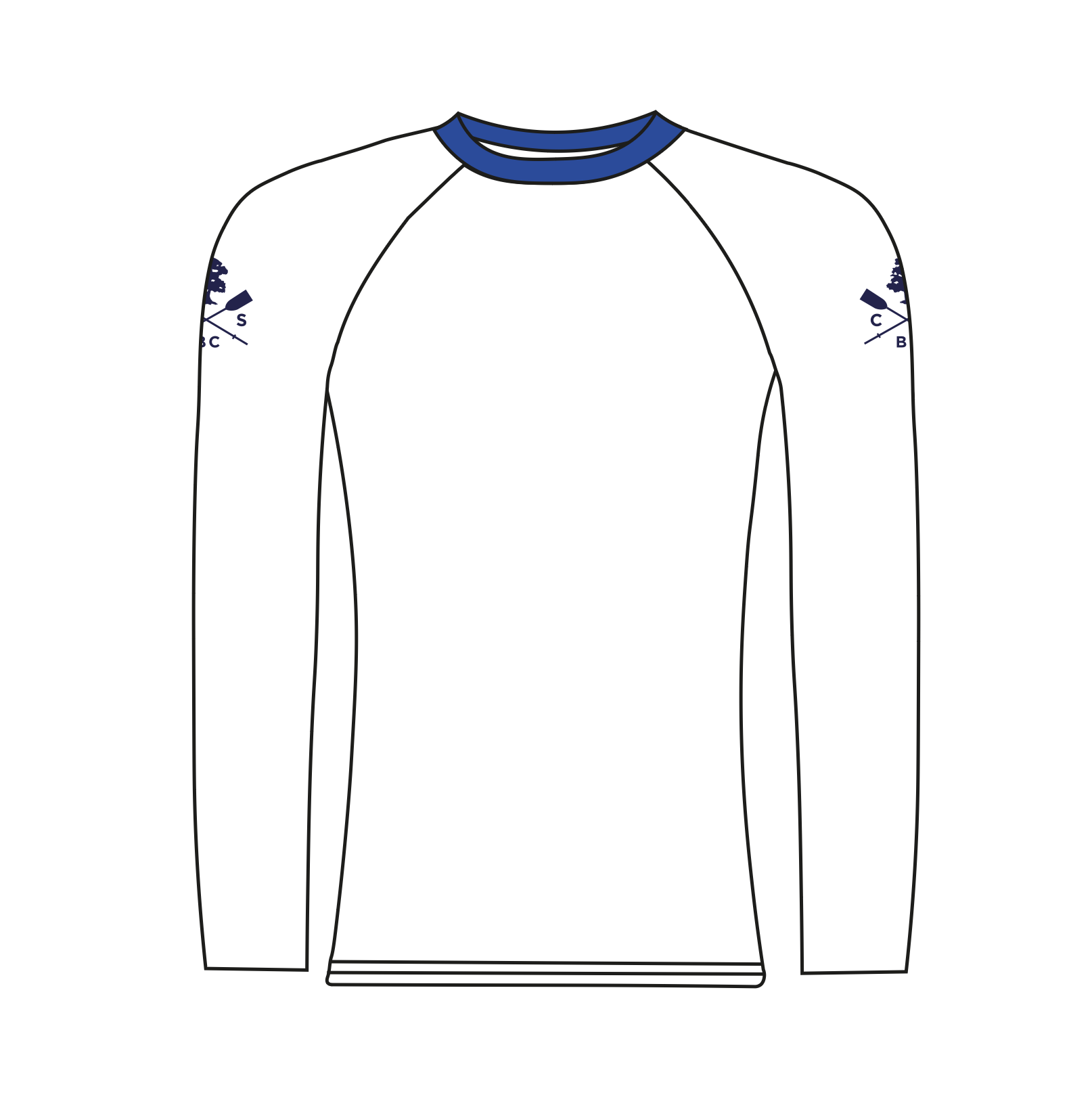 Canford School Boat Club Long Sleeve Base Layer 2