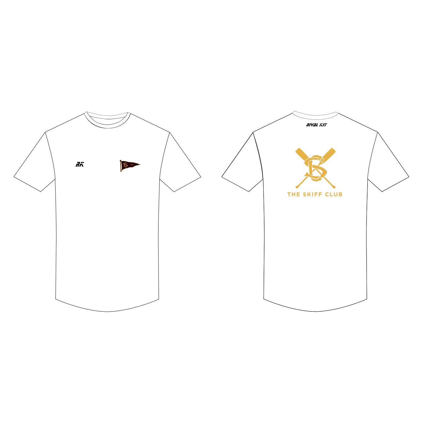 The Skiff Club Cotton T-Shirt White