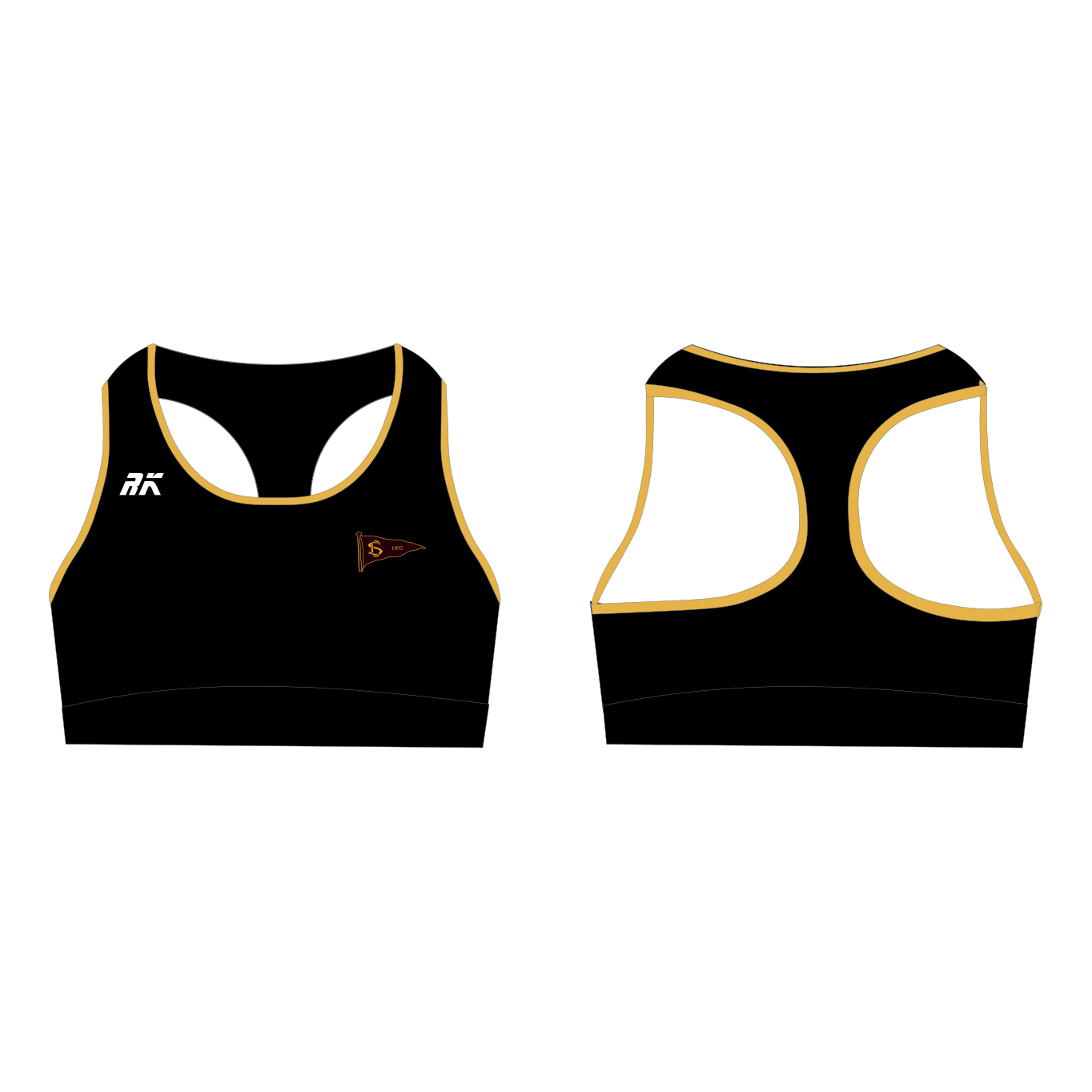 The Skiff Club Racerback Sports Bra