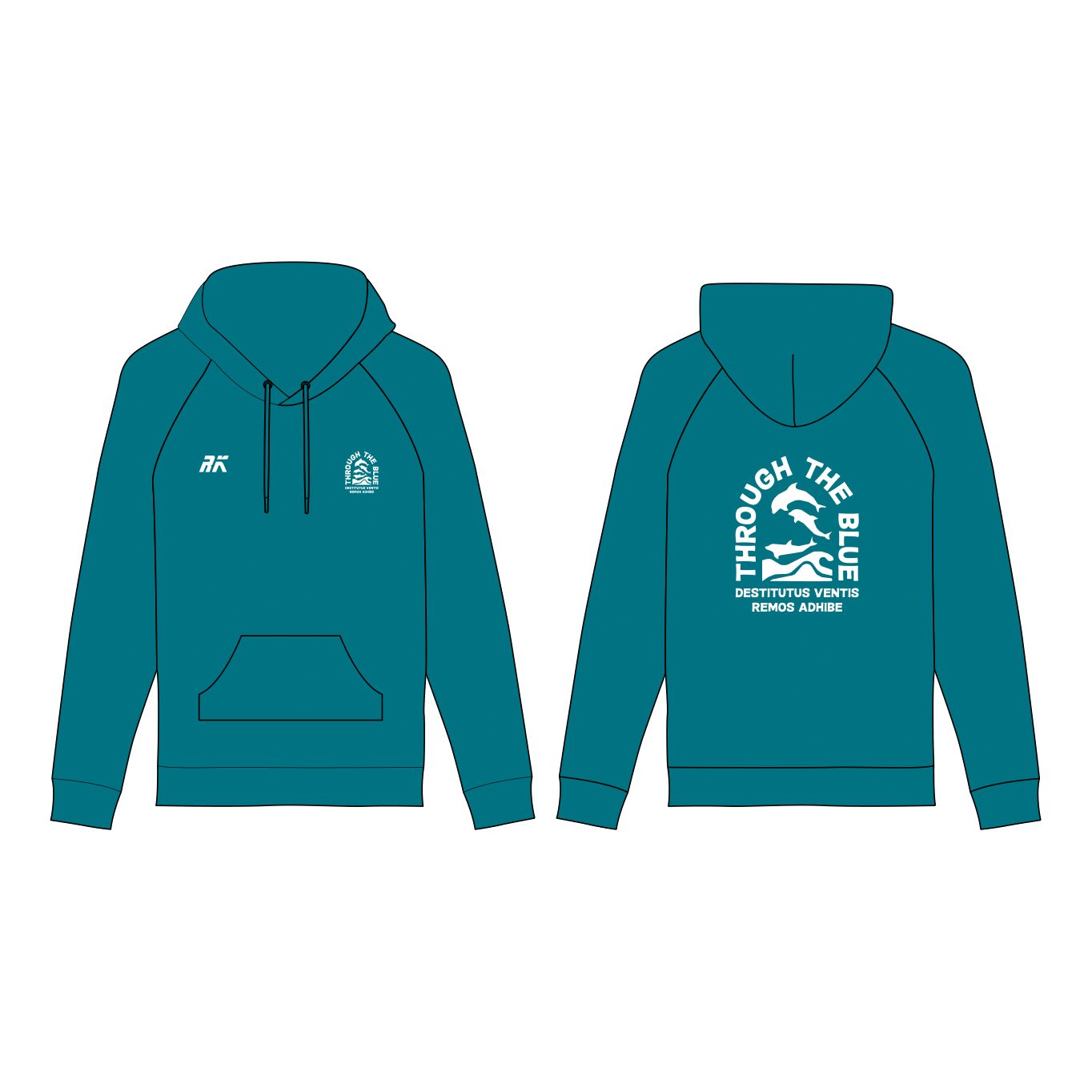 Through the Blue Hoodie