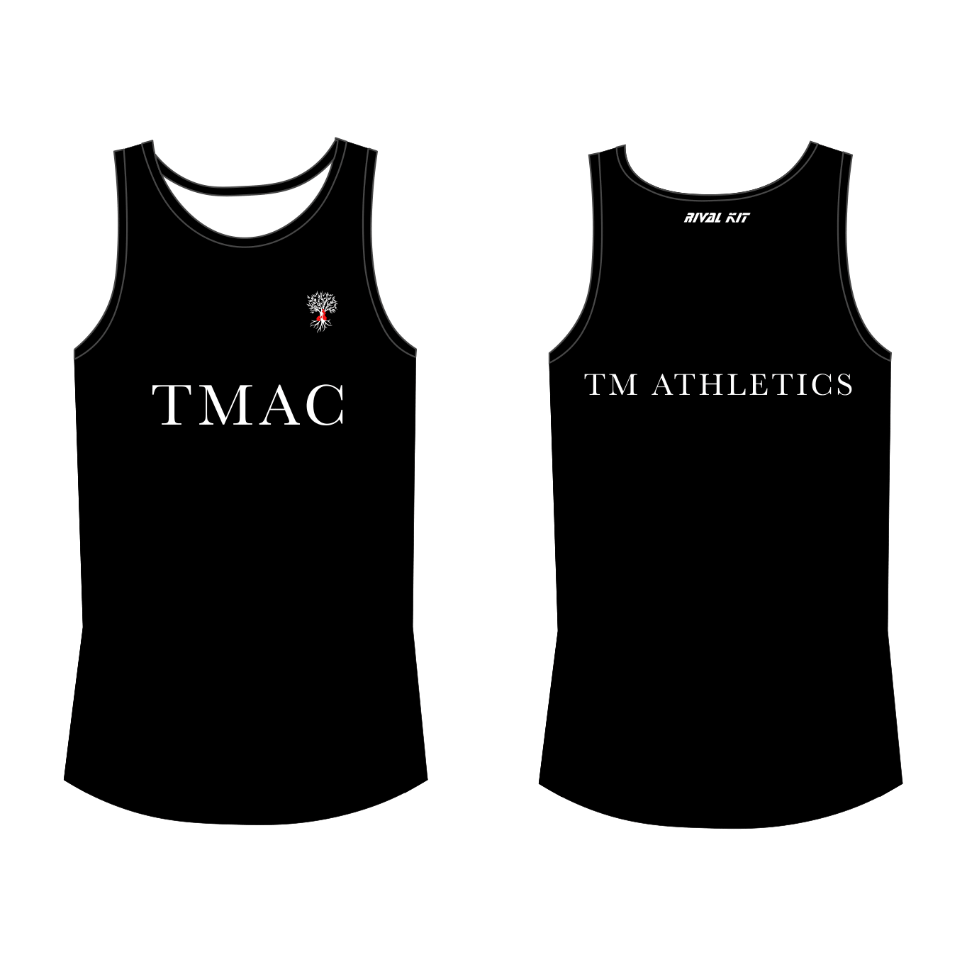 TM Athletics Gym Vest Black TMAC